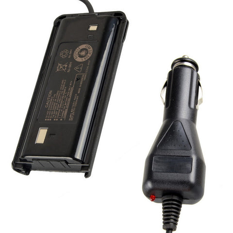 Car Radio Battery Eliminator with Charger Adaptor for Walkie Talkie Two Way Radio Kenwood TK-3207 TK2207 TK3202 - Walkie-Talkie Accessories