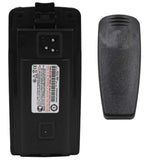1500mah Li-ion Replacement Battery with Belt Clip for Motorola Radios Rln6308b Rln6351b Rdu4103 Rdu4160 Rdu4160d - Walkie-Talkie Accessories