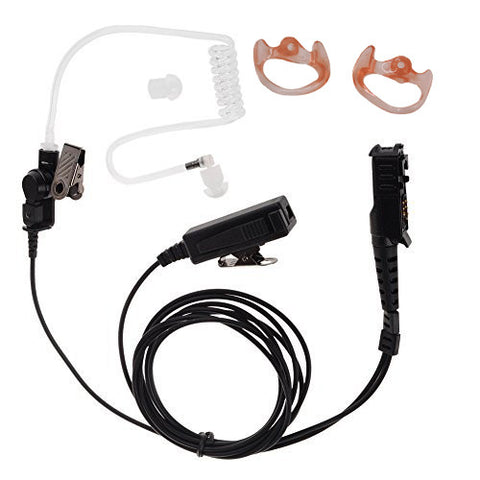 2 Wire Surveillance Earpiece Headset for Motorola DP2600 XiRP6600 XPR3500 - Walkie-Talkie Accessories