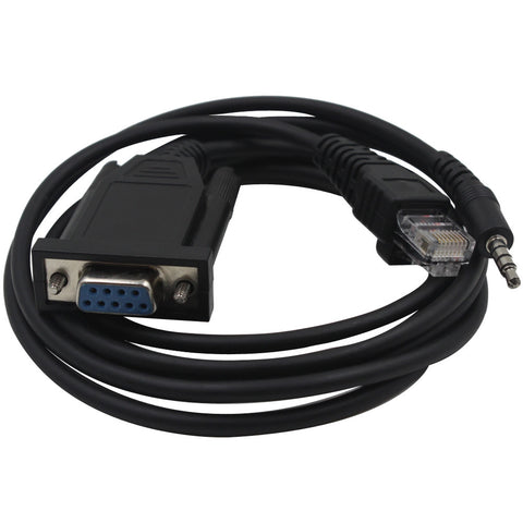 8 Pin 2 in 1 Programming Cable COM Port for Yaesu Vertex VX-410 VX-414 VX-417 VX-4104 VX-4107 VX-4200 - Walkie-Talkie Accessories