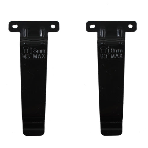 Belt clip with Screws for Handheld Radio Kenwood TK-2107 TK-3100 TK-3101 TK-3106Z(2 Packs) - Walkie-Talkie Accessories