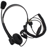 Eraphone Earpiece Headset With Boom Mic VOX-PTT Switch for Two Way Radio ICOM IC-3FGX IC-3FX IC-3SAT IC-T21E IC-T22A IC-T22E IC-V21AT IC-V68 IC-V82 - Walkie-Talkie Accessories