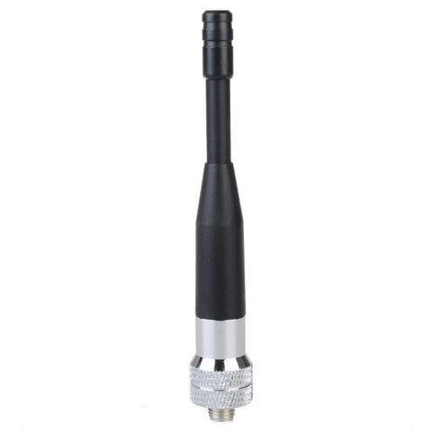 Metal Head SMA-F Female UHF Single Band Antenna for Kenwood TK-272G TK-278 TK-278G TK-340 TK-349 TK-350 HYT TC-270 TC-270S TC-368 TC-368S(Silver) - Walkie-Talkie Accessories