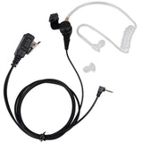 1 Pin Covert Acoustic Tube Earpiece Headset for Motorola COBRA MT200 T270 T4000 XTL446 SX500 FV200 EM1000 FR50 - Walkie-Talkie Accessories