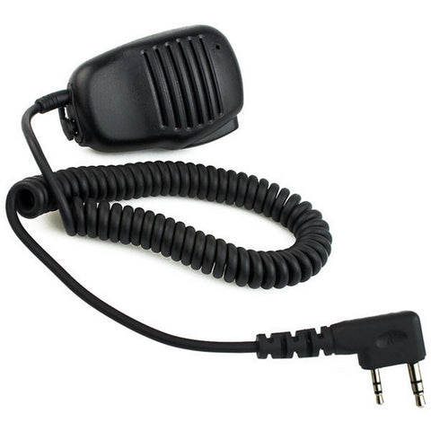 2 Pin Mini PTT Speaker MIC High-quality for Radio Kenwood KPG77D KPG82D KPG87D TH31AT TH31BT TH41AT QUANSHENG PUXING WOUXUN TYT BAOFENG UV5R BF-888S BF-V8 BF-658 BF-520 - Walkie-Talkie Accessories