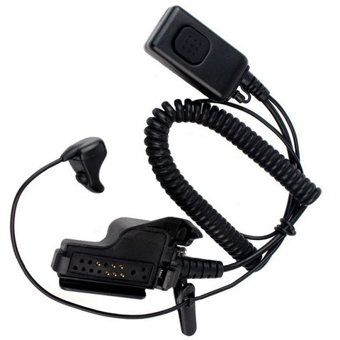 Ear Vibration 2-in-1 Mic Earpiece Headset Earbone for Motorola Radios MT2000 MT2100 XTS2000 XTS3000 - Walkie-Talkie Accessories