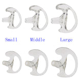 3 Packs (Small, Medium, Large) Universal Replacement Soft Silicone Gel Earplug Earbuds Ear Plugs For Two Way Radio Headset Air Acoustic Earpiece Headset Walkie Talkie Earpiece UV-5R UV-B6 BF-888S UV-B5 - Walkie-Talkie Accessories
