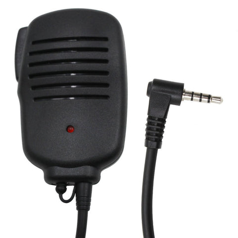 Shoulder Remote Handheld Mic Microphone Speaker 3.5mm Headphone Jack with Red Light for 1 Pin Vertex Radio VX-6E VX-6R VX-7E VX-7R VX-120 VX-127 VX-170 VX-177 - Walkie-Talkie Accessories