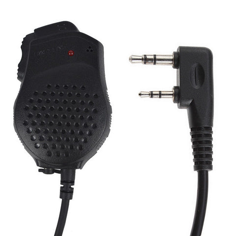 Porous Handheld Microphone Speaker MIC with Red Light for Walkie Talkie Interphone Baofeng UV-82 - Walkie-Talkie Accessories