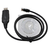USB Programming Cable with CD for Yaesu Mobile Transceiver Radio FT-1802 FT-1802M FT-1807 - Walkie-Talkie Accessories