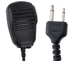 2 Pin Mini Speaker Mic Microphone for ICOM Portable Two Way Radio IC-V8 IC-V80 IC-V80E IC-V85 IC-F21 Walkie Talkie - Walkie-Talkie Accessories