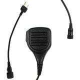 Professional IP54 Waterproof Heavy Duty Shoulder Remote Speaker Mic Microphone PTT with 6pin Mini Din Plug for 2-pin Icom Maxon Yaesu Vertex Radio - Walkie-Talkie Accessories