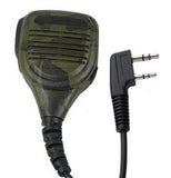 2 PIN Camouflage Handheld Speaker Mic for QUANSHENG PUXING WOUXUN HYT TYT BAOFENG BF-V6 BF-V7 BF-V8 BF-658 BF-520 KENWOOD KPG69D KPG70D TH41BT TH-42 Radio - Walkie-Talkie Accessories