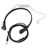 1 Pin 3.5mm Throat MIC Headset Covert Air Tube Earpiece for Iphone Samsung HTC LG MOTOROLA Mobile Phones - Walkie-Talkie Accessories