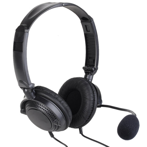 Double Earmuff VOX Headset Helmet Earpiece Foldable Overhead Noise Cencelling for Kenwood TK-2107 TK-2118 BAOFENG BF-777s BF-999 - Walkie-Talkie Accessories