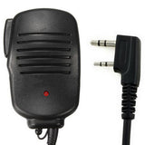 2 Pin Handheld Remote Speaker Mic Microphone PTT for Two Way Radio Kenwood TK-3202 TH-225A TH-235 Linton LT-3688 LT-6188 - Walkie-Talkie Accessories