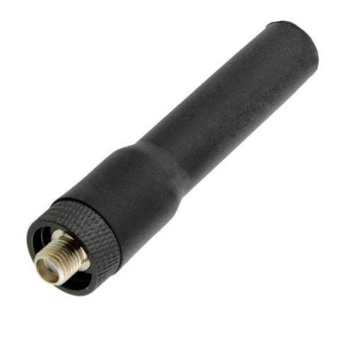 SF20 Dual Band VHF UHF High Gain SMA-Female 144MHz/430MHz Thumb Short Soft Antenna for Kenwood TK-3100 TK-3202 HYT TC-370S TC-368 (Black) - Walkie-Talkie Accessories