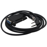 6 Pin 2 in 1 Programming Cable COM Port for Handheld Radio JMKN4123 Kenwood TK-278 TK-340 TK-7108 TK-768 TK-868 - Walkie-Talkie Accessories