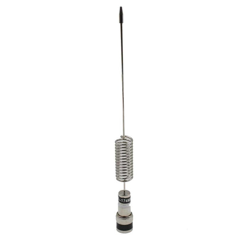 136-174MHz VHF Band BNC Antenna for Handheld Radio ICOM Radio V8 V80 V80E V82 V85 F3S HT-66 (Silver) - Walkie-Talkie Accessories