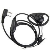 D Shaped Security Headset Earpiece Earphone for Walkie Talkie Radio 2 Pin Kenwood TH-31BT TK-2160 HYT TC2100 TC3865 - Walkie-Talkie Accessories