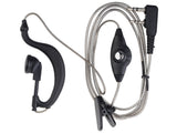 2 Pin Aluminum Foil Earpiece Headset with PTT for Kenwood TK-278G TK-430 TK-2100 Baofeng BF-520 UV-5R - Walkie-Talkie Accessories