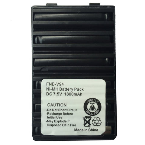 1800mAh Replacement Ni-MH Battery For Yaesu/Vertex Radios VX-127 VX-150 VX-160 VX-414 VX-417 VX-420 FT-270E FT-270R FT-277R VXA-210 Lite VXA-220 Pro VI - Walkie-Talkie Accessories