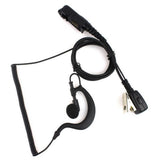G Shape Earpiece Police Headset with Mic PTT for Motorola Radio XPR3300 XIRP6620 E8608 - Walkie-Talkie Accessories