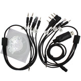 8 in 1 USB Programming Cable for Portable Radio Walkie Talkie Motorola Kenwood ICOM BAOFENG Retevis - Walkie-Talkie Accessories