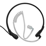 1 Pin Throat Mic Headphone Throat Vibration Mic Covert Acoustic Tube Headset Earpiece with Finger PTT for YAESU VX-127 VX-170 VX-177 - Walkie-Talkie Accessories