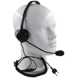Eraphone Earpiece Headset With Boom Mic VOX-PTT Switch for Two Way Radio ICOM IC-3FGX IC-3FX IC-3SAT IC-T21E IC-T22A IC-T22E IC-V21AT IC-V68 IC-V82 - Walkie-Talkie Accessories