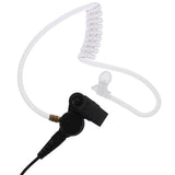 Advanced Nipple Covert Acoustic Tube Bodyguard FBI Earpiece Headset Mic for Walkie Talkie Two Way CB Ham Radio Kenwood UV-N98 TK3230K TK-2400V16P NX-220 - Walkie-Talkie Accessories