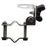 K1-46 Chrome Mirror Stay/Luggage Rack 180 Degree Adjustable Mount for Mobile Radio Antenna - Walkie-Talkie Accessories
