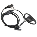 D Shaped Security Headset Earpiece Earphone for Walkie Talkie Radio 2 Pin Kenwood TH-31BT TK-2160 HYT TC2100 TC3865 - Walkie-Talkie Accessories