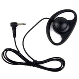 1 Pin 3.5mm D Shape Listen Only Soft Rubber Earpiece Headset for Motorola Radio - Walkie-Talkie Accessories