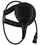 2 Pin Remote Heavy Duty IP54 WaterProof Police Security Lapel Speaker Mic Shoulder Microphone 3.5mm Headset Jack with Mini Din Plug 6pin for Midland GXT900 LXT80 Alan 39 Alan 507 - Walkie-Talkie Accessories