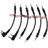6 in 1 USB Program Programming Cable Two Way Radio Ham Radio Walkie Talkies Lead Adapter for Motorola HYT Icom Baofeng Puxing Kenwood Yaesu - Walkie-Talkie Accessories