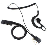 G Shape Earpiece Police Headset with Mic PTT for Motorola Radio XPR3300 XIRP6620 E8608 - Walkie-Talkie Accessories