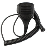 Professional IP54 Waterproof Heavy Duty Shoulder Remote Speaker Mic Microphone PTT with 6pin Mini Din Plug for 2-pin Icom Maxon Yaesu Vertex Radio - Walkie-Talkie Accessories