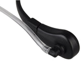 Throat Mic Microphone Covert Acoustic Tube Earpiece Headset with Finger PTT for Bodyguard FBI 2-pin Icom IC-M5 IC-T22A Maxon SP100 SP130 Vertex VX510 VX520UD Radio - Walkie-Talkie Accessories