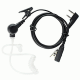 2 Pin PTT Mic Vox Covert Acoustic Tube for Kenwood PUXING Quansheng TYT HYT Baofeng Radio - Walkie-Talkie Accessories