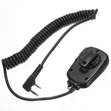 2 Pin Handheld Remote Speaker Mic Microphone PTT for Two Way Radio Kenwood TK-3202 TH-225A TH-235 Linton LT-3688 LT-6188 - Walkie-Talkie Accessories