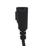 Advanced Nipple Covert Acoustic Tube Bodyguard FBI Earpiece Headset Mic for Walkie Talkie Two Way CB Ham Radio Kenwood UV-N98 TK3230K TK-2400V16P NX-220 - Walkie-Talkie Accessories