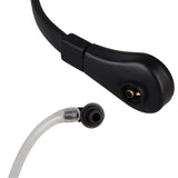 Throat Mic Microphone Covert Acoustic Tube Earpiece Headset with Finger PTT for Bodyguard FBI 2-pin Icom IC-M5 IC-T22A Maxon SP100 SP130 Vertex VX510 VX520UD Radio - Walkie-Talkie Accessories