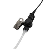 3' 2-Wire Coil Earbud Audio Mic Surveillance Kit Acoustic Tube for Motorola DP2400 DP2600 XiR P6600 XiR P6608 - Walkie-Talkie Accessories