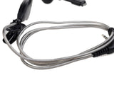 2 Pin Aluminum Foil Earpiece Headset with PTT for Kenwood TK-278G TK-430 TK-2100 Baofeng BF-520 UV-5R - Walkie-Talkie Accessories