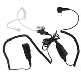 2 Pin Dual PTT Air Covert Acoustic Tube Earpiece for Motorola Radio XTN446 XV2100 XU2600 CLS1450 - Walkie-Talkie Accessories