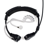 Throat MIC Covert Acoustic Tube Earpiece Headset Finger PTT 3.5mm 1 Pin for YAESU Radios VX-354 VX-400 FT-40R FT-50R - Walkie-Talkie Accessories