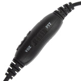 Eraphone Earpiece Headset With Boom Mic VOX-PTT Switch for Two Way Radio ICOM IC-3FGX IC-3FX IC-3SAT IC-T21E IC-T22A IC-T22E IC-V21AT IC-V68 IC-V82 - Walkie-Talkie Accessories