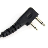 2 Pin PTT MIC Earpiece Headset for Walkie Talkie ICOM Radio IC-F10 IC-F20 IC-F11 IC-F11S VERTEX VX510 VX200 VX500 - Walkie-Talkie Accessories