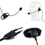 D Shape Ear Rod Headphone Earpiece Finger PTT for Walkie Talkie Yaesu Vertex VX-10 VX-110 VXT-20 VX-1R - Walkie-Talkie Accessories